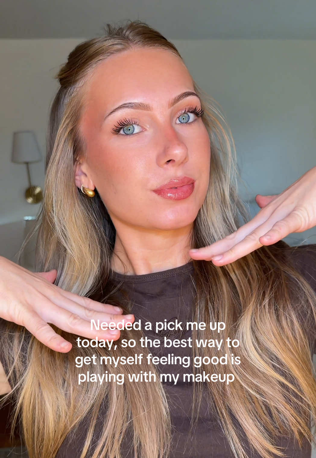 No better feeling then playing with my makeup, it’s my safe place #makeuptok #fypシ #glammakeup #makeuptutorial 