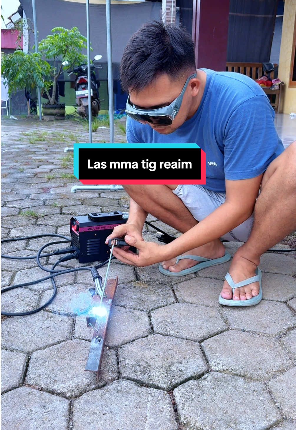 Reaim mesin las jerman mesin las MMA/TIG 400amper #reaim #mesinlas #lasmma 