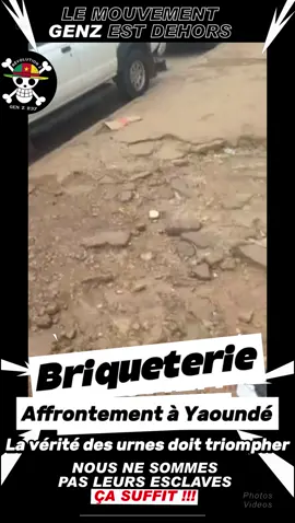 Vol de la victoire de Issa Tchiroma : Au niveau de la Brique à Yaoundé des affrontements brefs ont lieu entre des populations et forces de l’ordre.