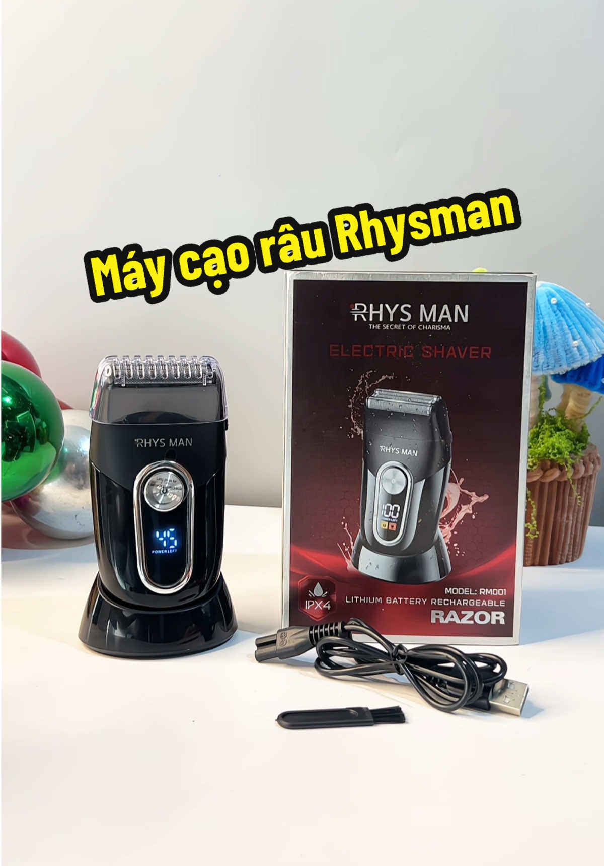Máy cạo râu RM001 Rhysman xứng đáng để anh em trải nghiệm nha#daugoi_rhysman #maycaorau #maycaoraumini #maycaoraudanang #rhysman 