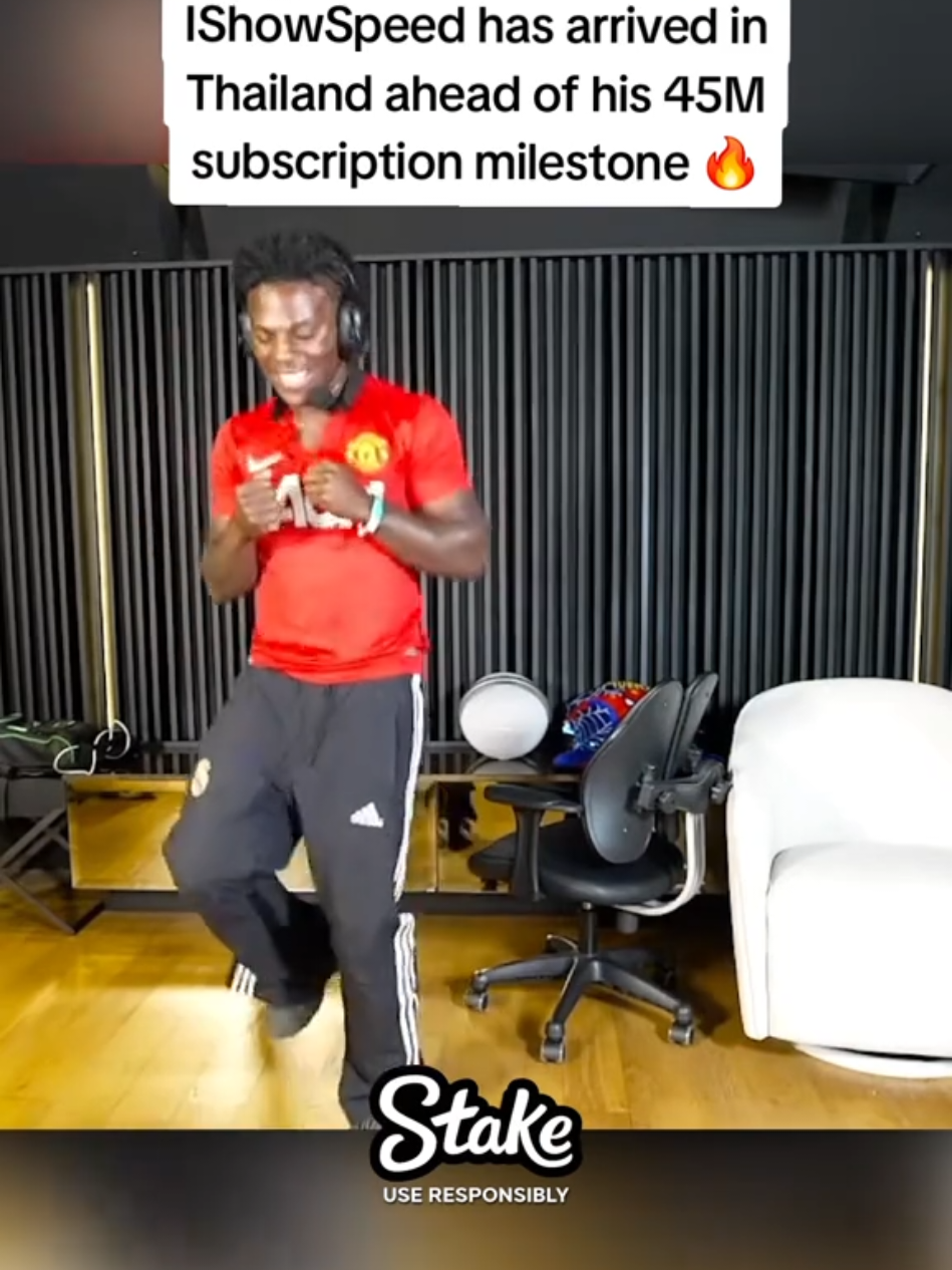 IShowSpeed has arrived in Thailand ahead of his 45M subscription milestone 🔥 #ishowspeed #fyp 