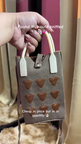 Mini Cute Knitted Bag 89 pesos lng today 😍 #knittedbag #bag #slingbag 
