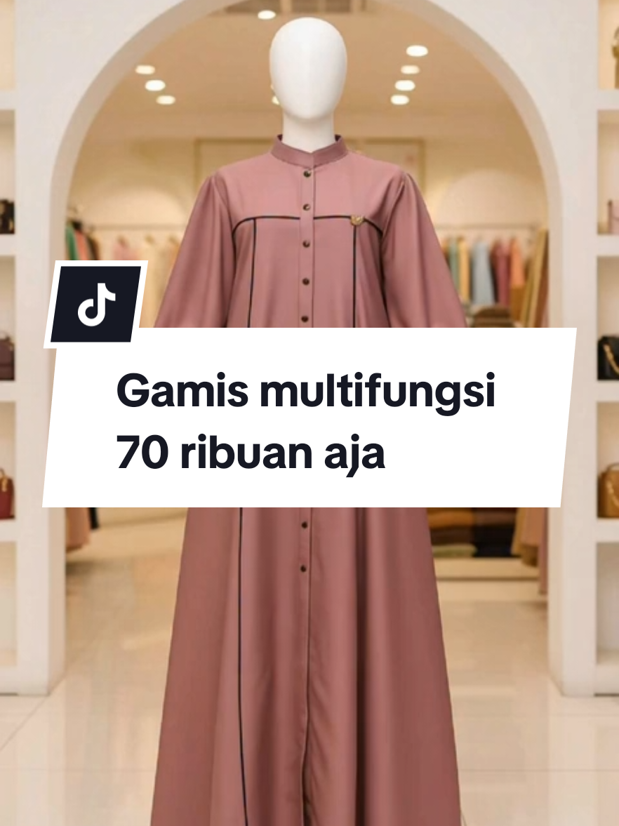 Punya Gamis multifungsi tuh wajib ya bun,yg bisa buat harian,buat kondangan,buat arisan dll yuk di order sekarang #gamis #gamiskekinian #gamislebaran 