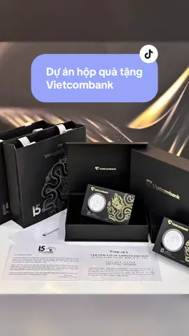 Dự án hộp quà tặng Vietcombank chi nhánh Thanh Hoá #hopqua #inan #thietke #printgo #xh 
