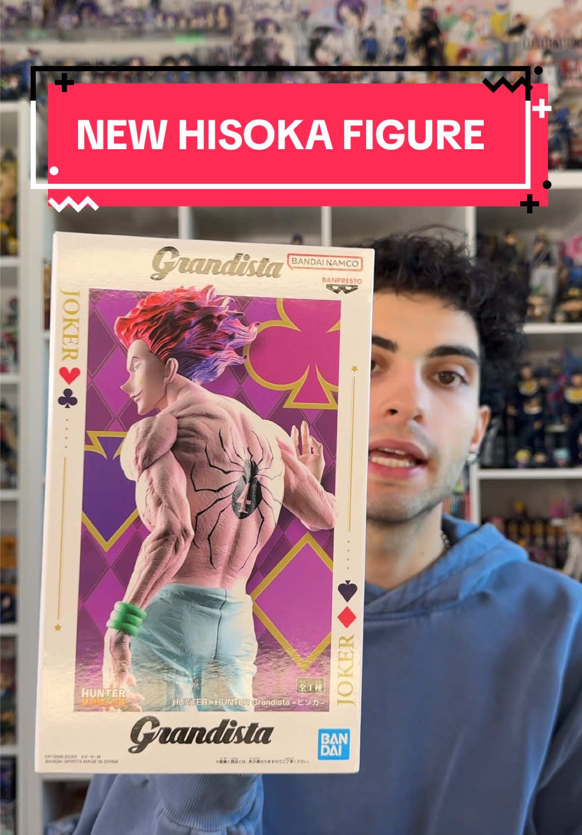New Hisoka hunter x hunter figure! #hisoka #hunterxhunter #hxh #animefigure #paulsoles 
