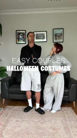 Easy couples Halloween costumes @SB #couplescostume #halloweencostumeideas #coupleshalloweencostumes  