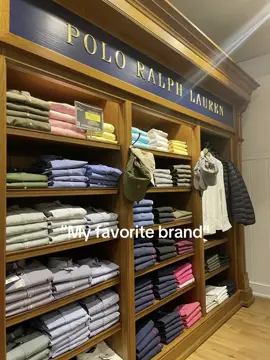 “My favorite brand”.  #poloralphlauren #oldmoney #luxury #rich #aesthetic 
