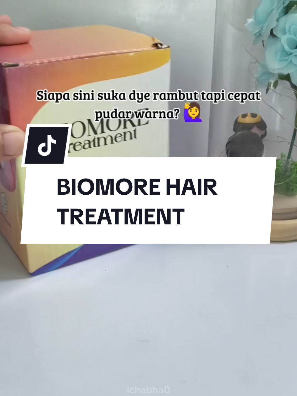 Rambut pudar lepas dye? 😩 Jangan risau, BIOMORE bantu kunci warna + lembutkan rambut semula! 💜 #biomore #biomoretreatment #hairtreatment #hairdyeshampoo #haircareproducts 