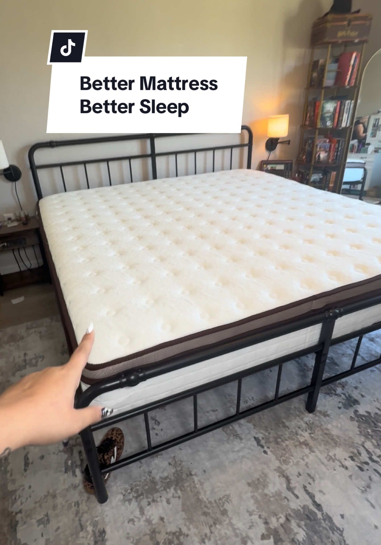 Better Mattress = Better Sleep #tiktokshopblackfriday #tiktokshopcybermonday #bettersleep #mattress 