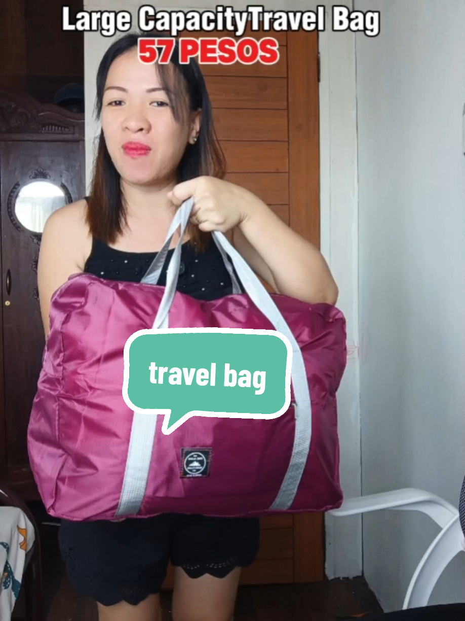 Travel bag na large capacity for only 57 pesos lang #travelbag  #largecapacitybag  #travelbags #lagguagebag 