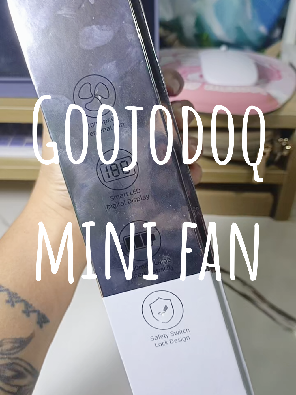 Goojodoq Mini Fan 🎀✨ #goojodoq #goojodoqfan #goojodoqportablefan #goojodoqminifan #portablefan 