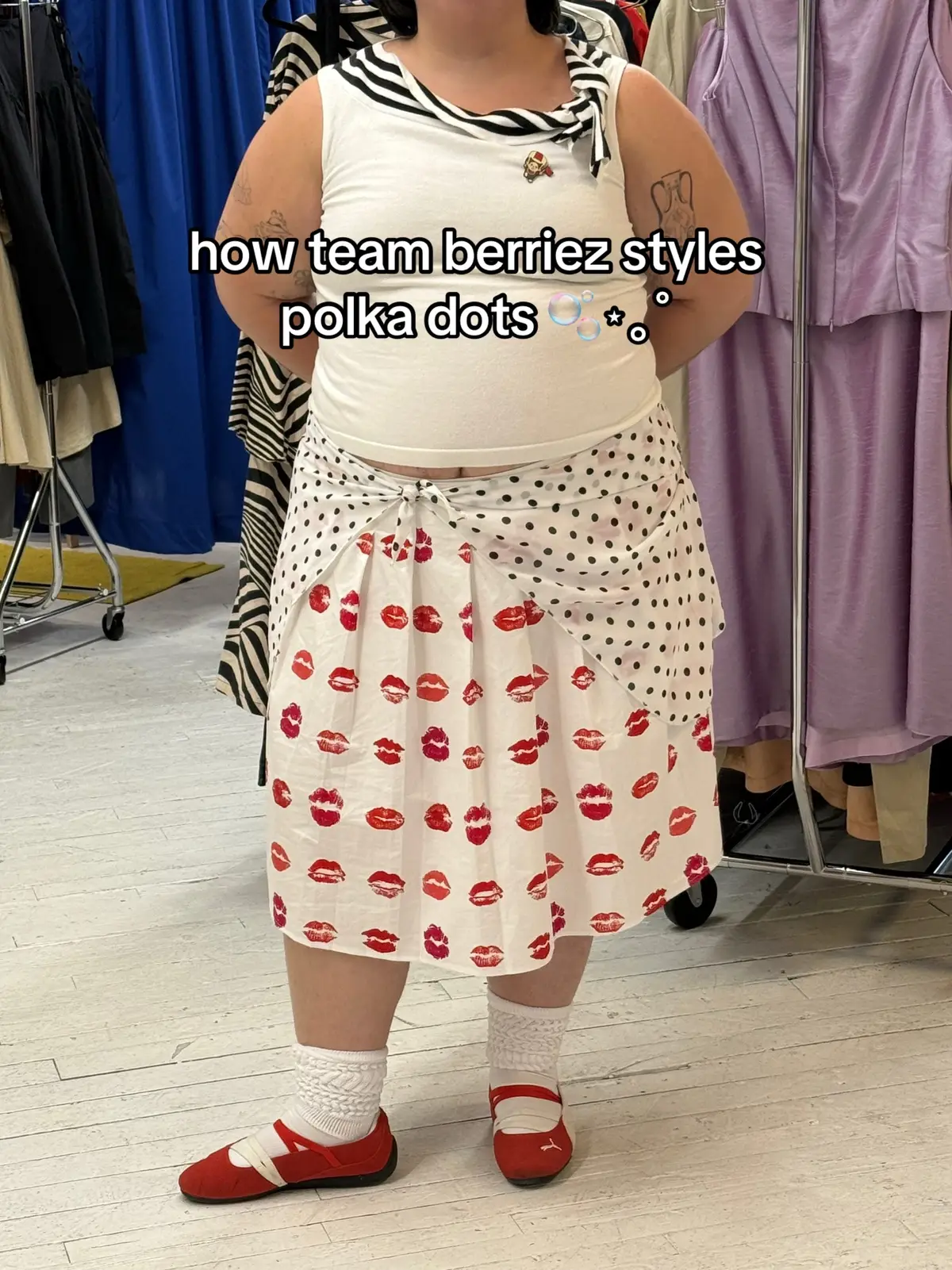 #styleinspo #styletips #polkadots #plussizestyle #plussizefashion #shopberriez @yourhonor @kalirenae_ 