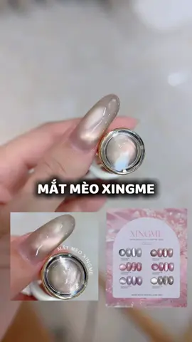 TỔNG HỢP 6 MÀU MẮT MÈO CỰC QUANG XINGME #nail #sonmatmeo #sonmongtay #thanhvynail #thanhvyedana 