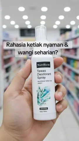 Bye-bye bau badan! 👋 Tetap fresh seharian dengan Nutrifarm Tawas Deodorant Spray. Alami dan efektif! ✨  #NutrifarmFresh #DeodorantAlami #AntiBauBadan #AffiliateTikTok