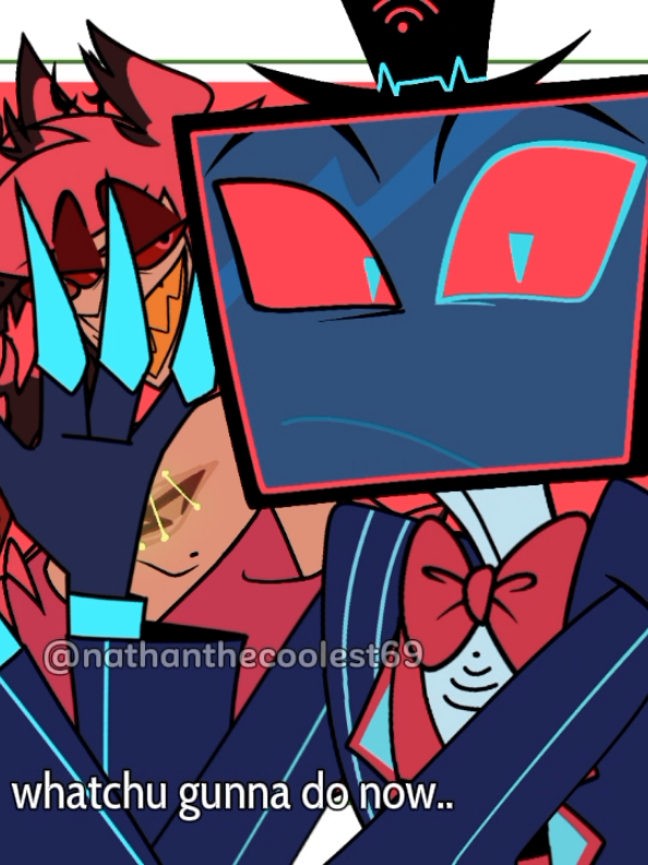 ( hazbin hotel ) — bad girl bad girl ,, sorry guys i kinda got lazy uhm also what the freak is that quality #hazbinhotel #viral #fyp #radiostatic #animationmeme 