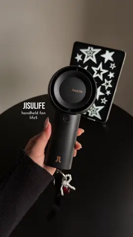 Affordable Jisulife handheld fan in black color 🖤✨ #jisulife #handheldfan #minifan #aesthetic #giftidea 