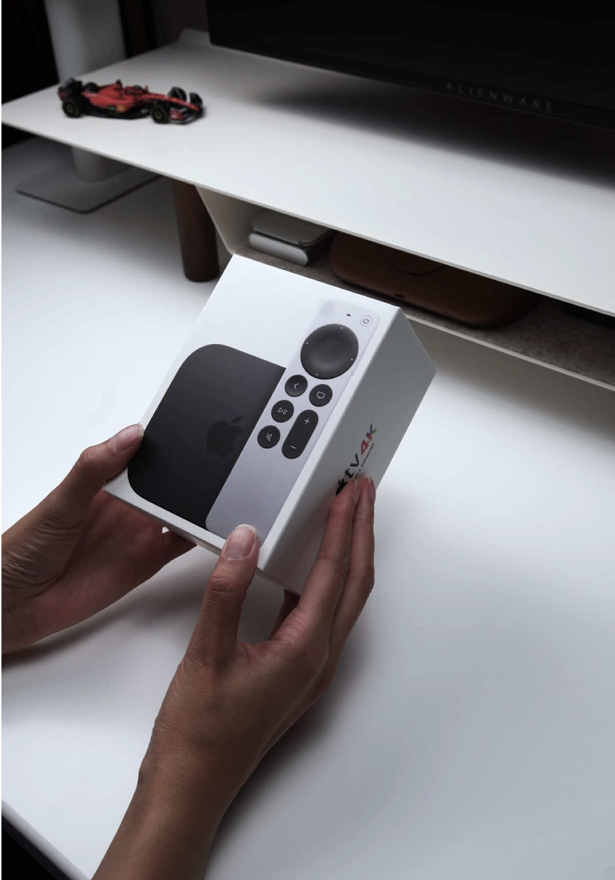 Apple TV 4K unboxing | Living room upgrade✨ I had the first generation and I wanted to see what the hype is about…stay tuned for my review 👀  #appletv #apple #smarttv #Tech #techunboxing 