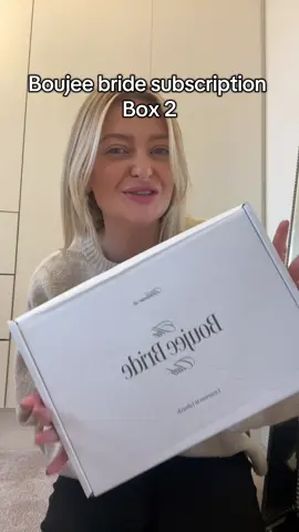 @Theboujeebrideco subscription box number 2… #unboxing #subscriptionbox #bridetok #weddingtok #bridal 