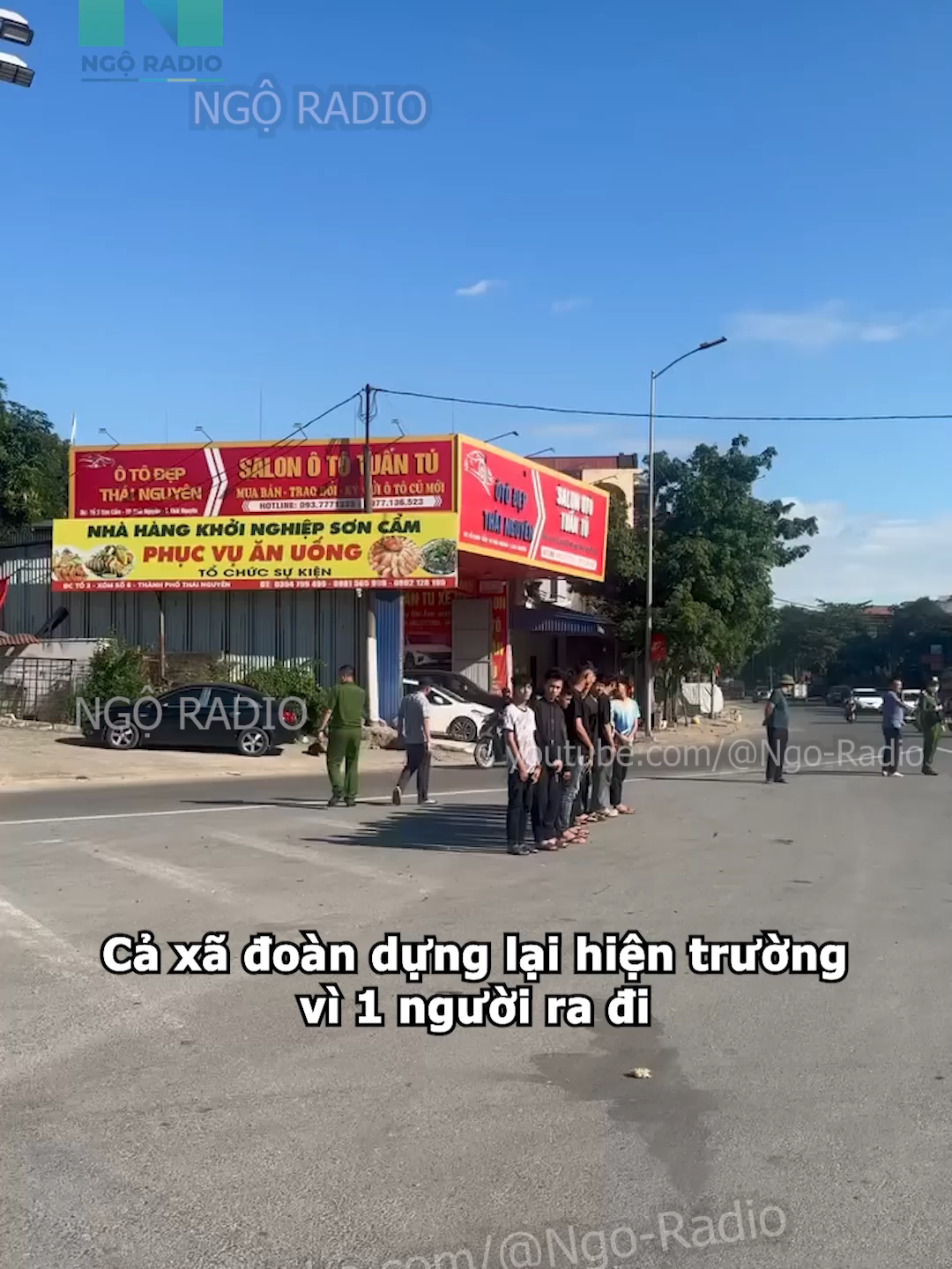 Cả xã đoàn dựng lại hiện trường vì 1 người ra đi#viraltiktok #tintuc #ngoradio #cuocsong #phapluat