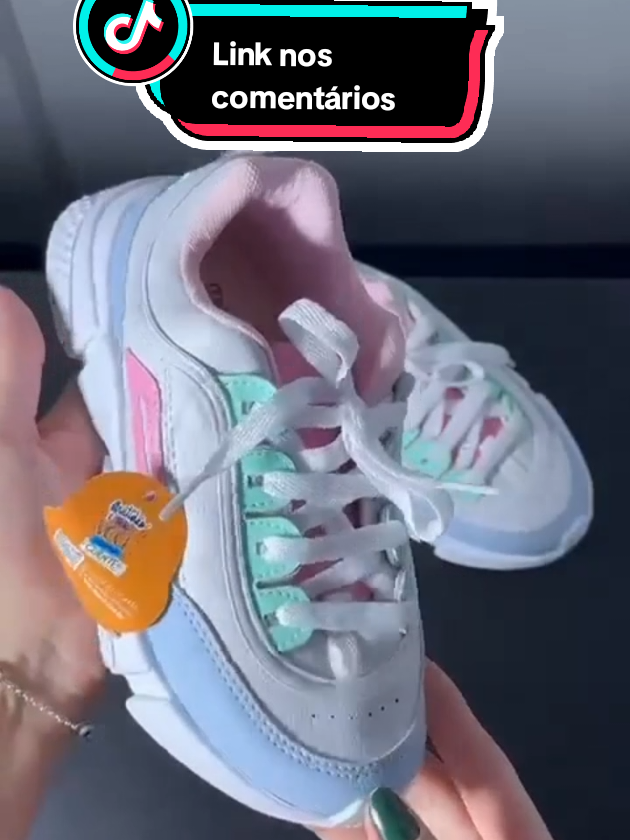 Kit 2 Pares Tênis Feminino Infantil Menina Casual Escolar Recortes Blogueira Antiderrapante Colorido por R$128,90. Compre na Shopee #tenis #tenisinfantil #menina #tenisfemenino #shopee 