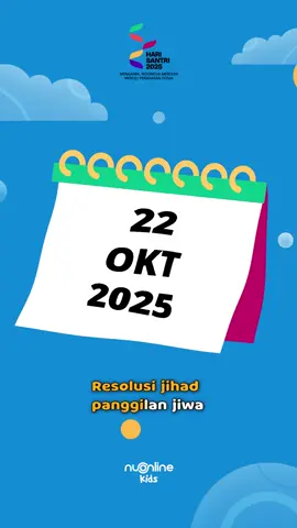 Hari ini, kita rayakan semangat para santri yang tak pernah padam — semangat belajar, berjuang, dan berbakti untuk negeri. Yuk, kita hidupkan suasana Hari Santri dengan menyanyikan bersama Lagu Hari Santri!  #nuonline #nuonlinekids #harisantrinasional #santri #laguharisantri 