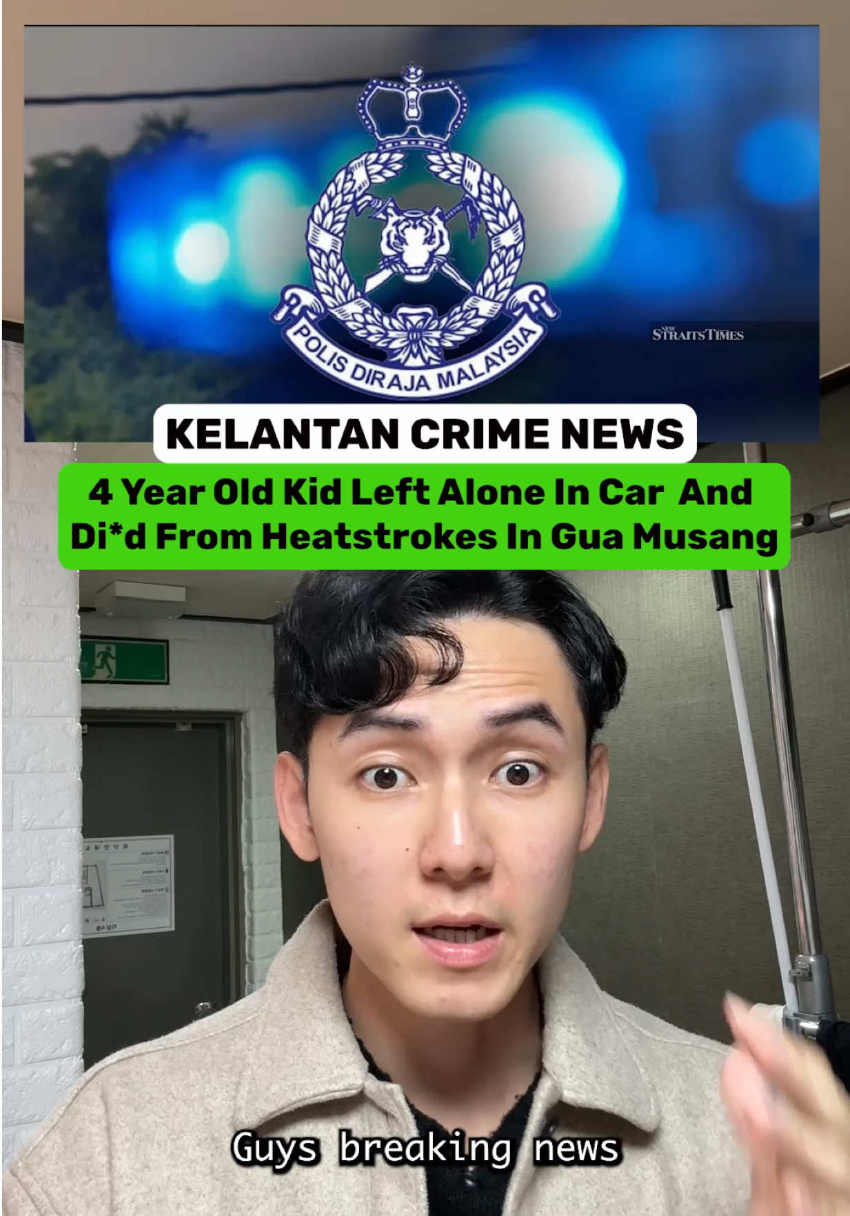 Kelantan breaking news, a 4 year old girl was found de*d in a car due to heatstroke! #crimestories #crimestory #breakingnews #truecrime #malaysiacrime 