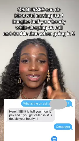 I have an OR mentee and when she told me the pay rates I was SHOCKED ! Who needs OT if you getting paid in your sleep ?! 🤣 #bicoastalnurse #nursepaytransparency #nursepaycheck #bayareanurse 