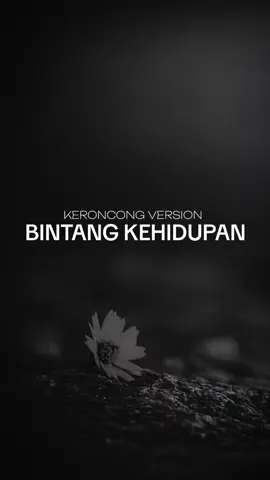 BINTANG KEHIDUPAN - KERONCONG VERSION #lagukenangan #tembanglawas #liriklagu #keroncong #foryou 