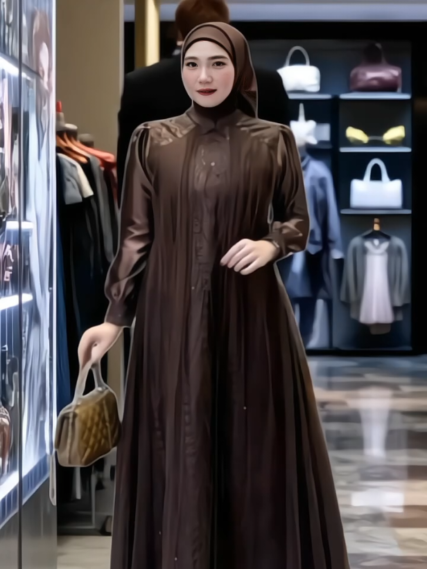 Laila Dress Baju Gamis Brokat mewah#lagitrend #busanamuslimwanita #nyaman #terbaru #adem 