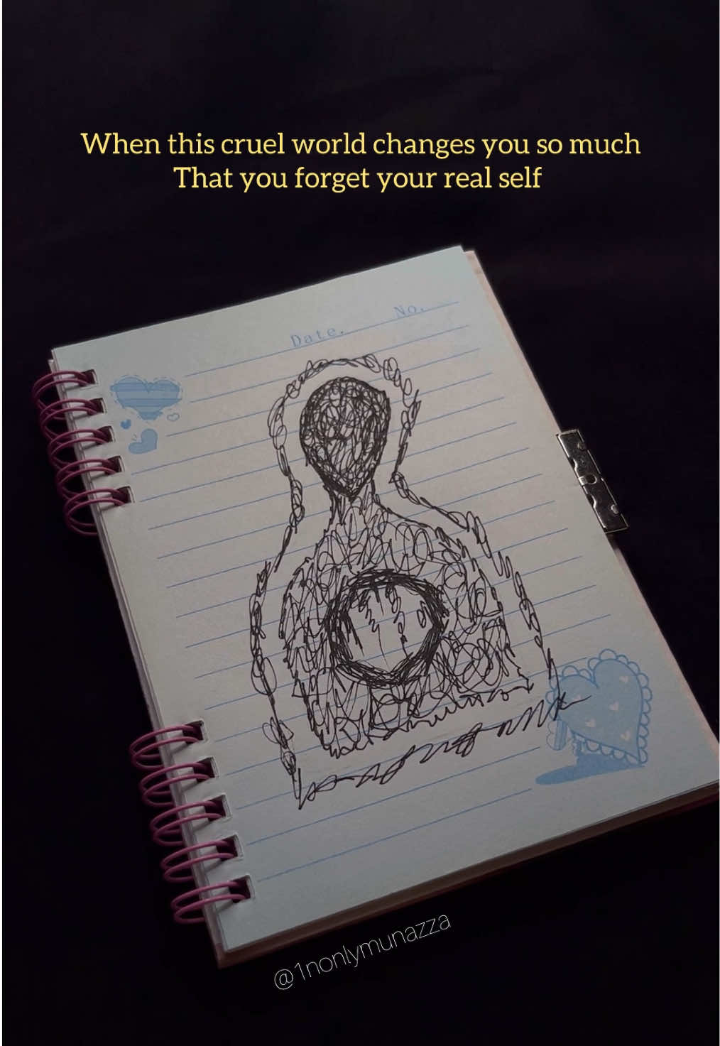 Tutorial no.4 Sad Art | Doodle sketch | Sad sketching | overthinking | scribble art tutorial | Drawing tutorial | Mental health #art #drawing #sketching #doodle #sketchart 