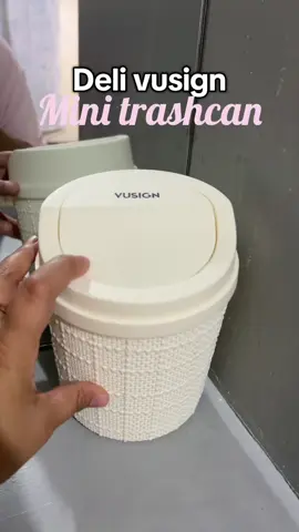 Deli vusign mini trashcan for your table #minitrashcan #delivusign #desktoptrashcan 
