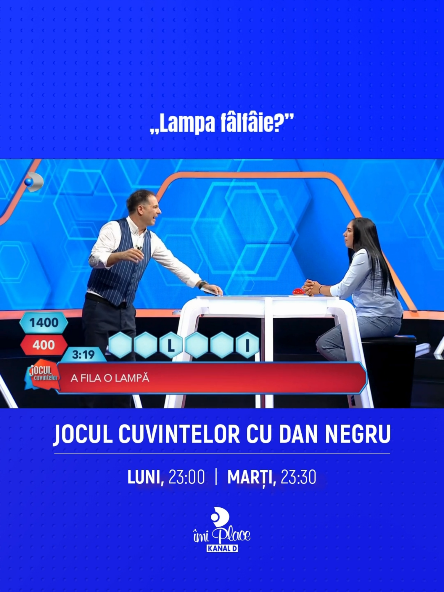 A licări intermitent. 🤔 Cine știe soluția? #joculcuvintelor #kanaldromania #showbiz