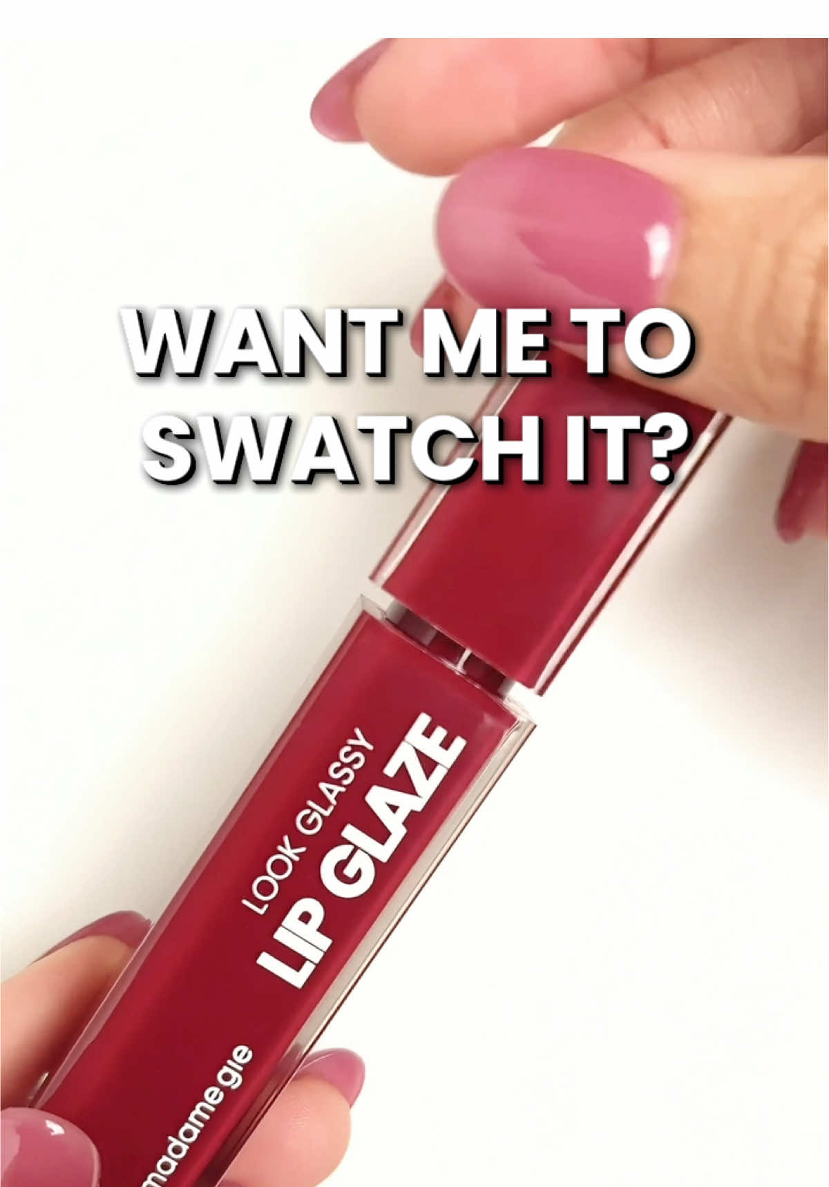 Swatch coming soon! 👀 Just a little more patience… 25.10.2025 is the date #madamegie #IRLBeauty 