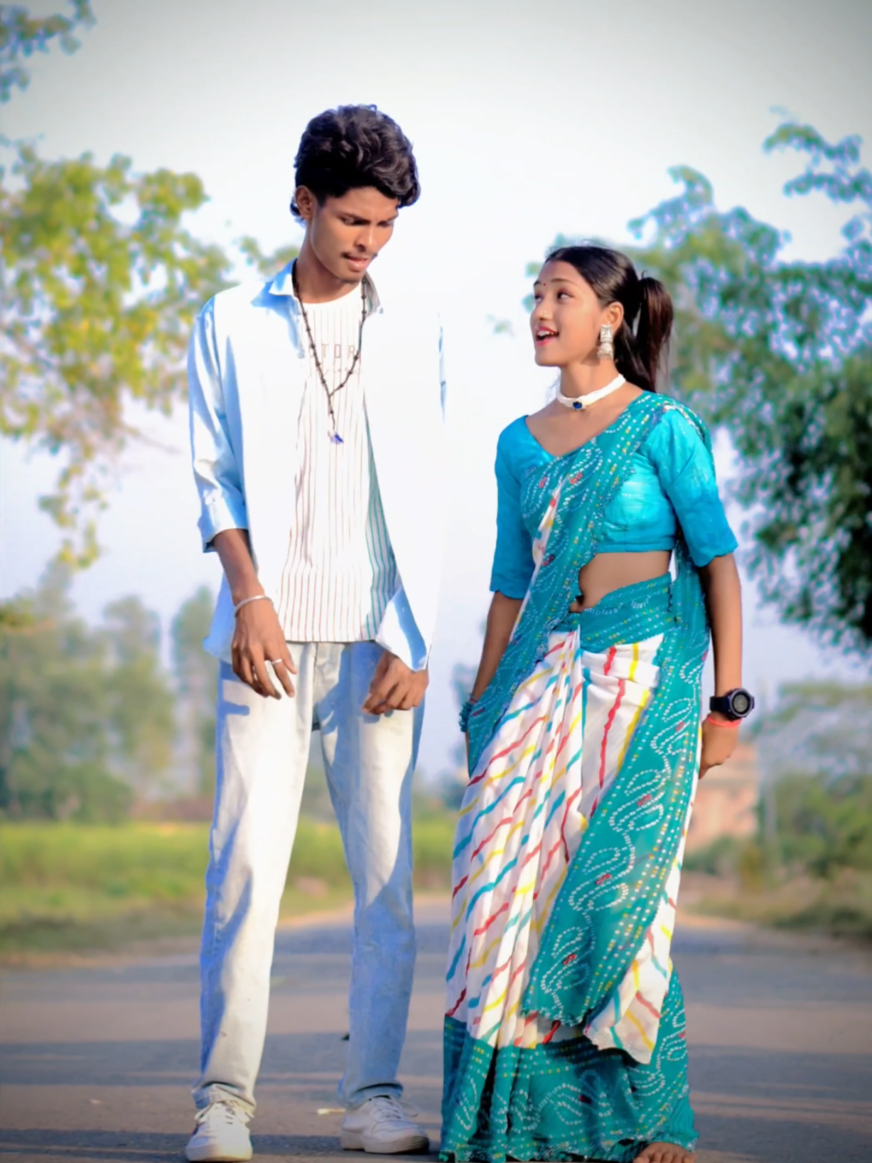 Chal Leke Ghat Ke #manish_sahani05 #roshani_queen05 #foryoupage 