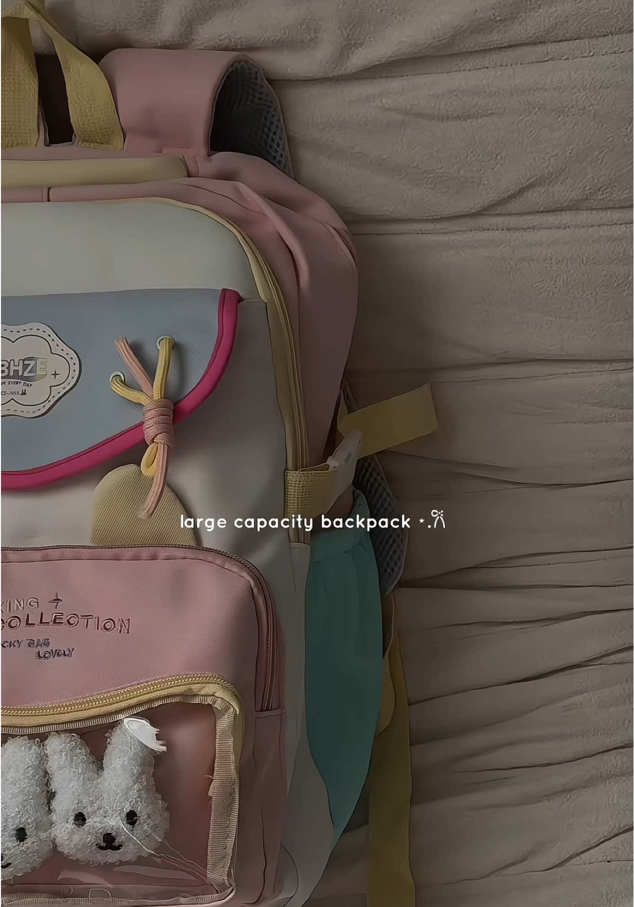 large capacity backpack reco #schoolbackpack #largecapacitybag 