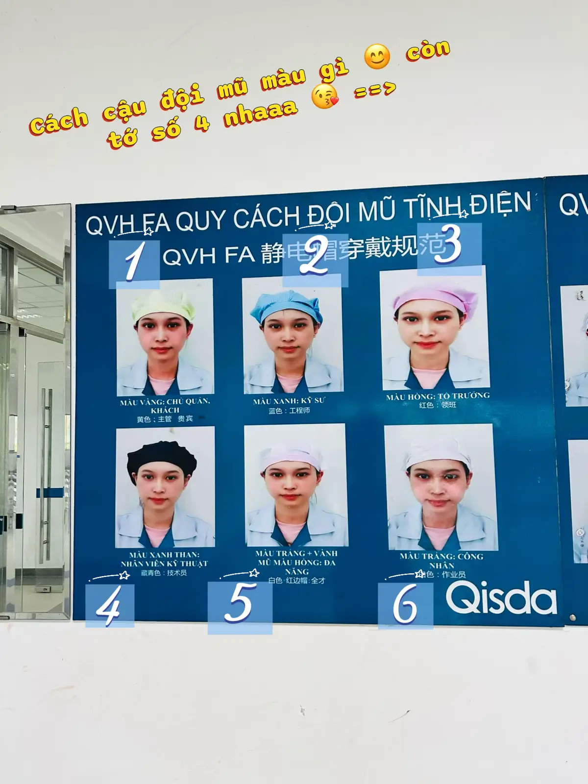 Mọi người đội mũ màu gì 😆😆##qisda 