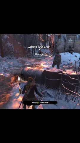 ,,she is just a girl“ 🤝#tombraider #laracroft #experience #riseofthetombraider 