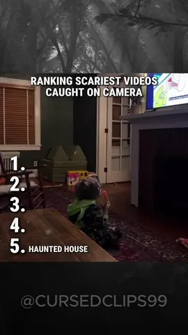 Ranking scariest videos caught on camera #caughtoncamera #horrortok #haunted #paranormaltiktok #top5 