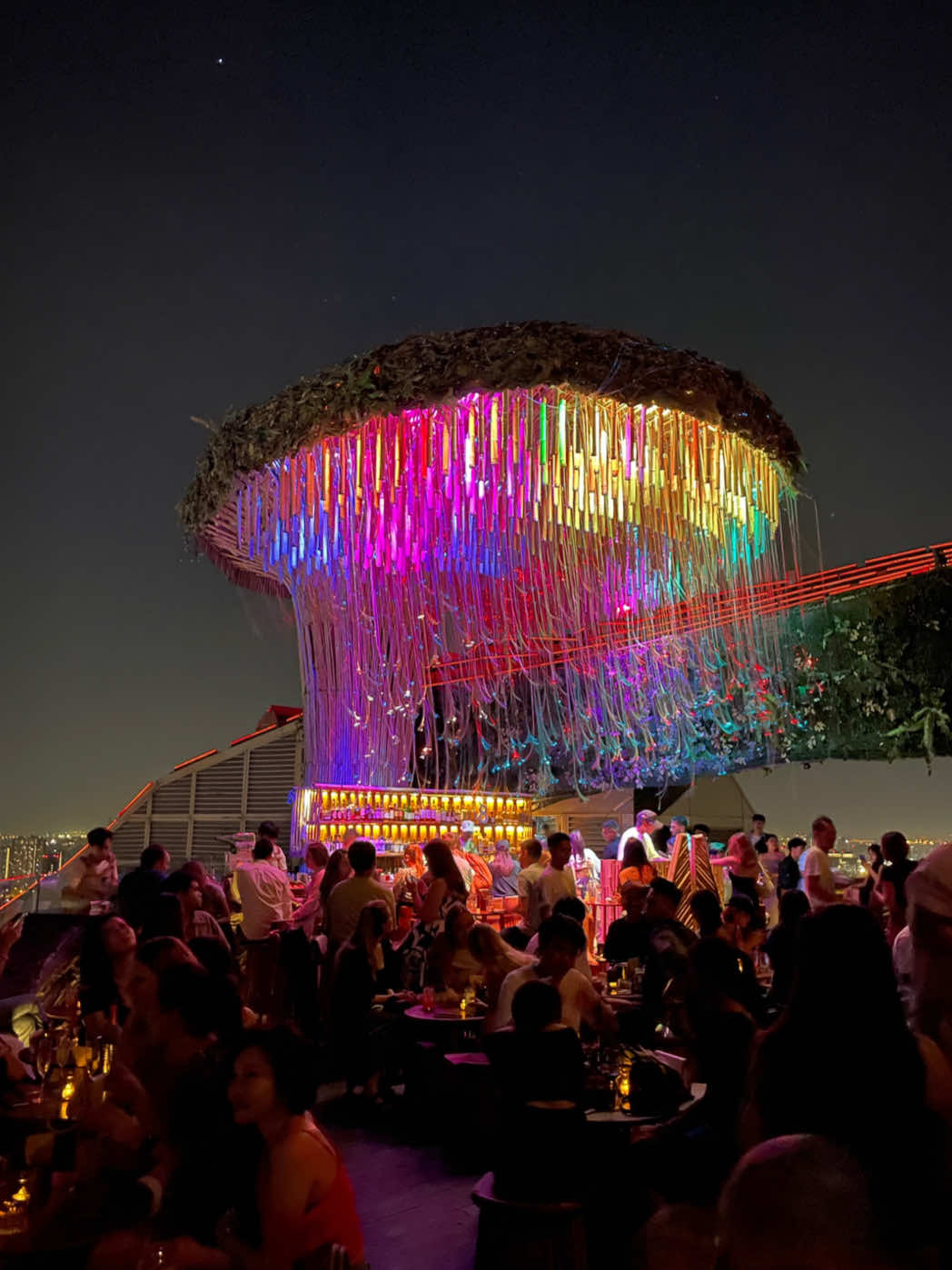 This is your sign to make it out of the group chat with your friends!  📍 Tichuca Rooftop Bar  You’re gonna want to miss this place on a night out in Bangkok, Thailand @Tichuca  #bangkokthailand #bangkoknightlife #bangkokrooftop #thoughtfortheday #thailandtravel 