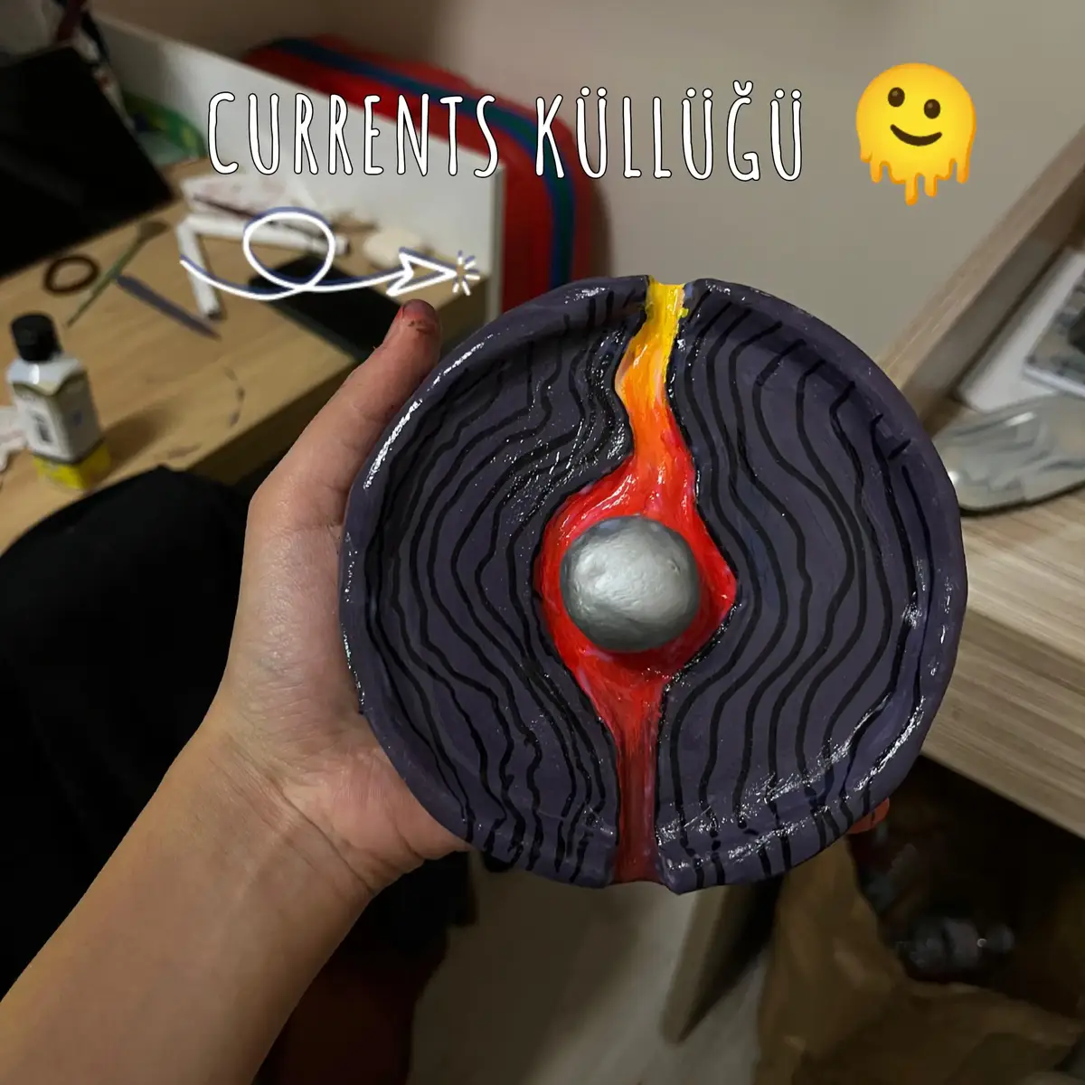 #tameimpala #currents #dryclay #letithappen #clayart 
