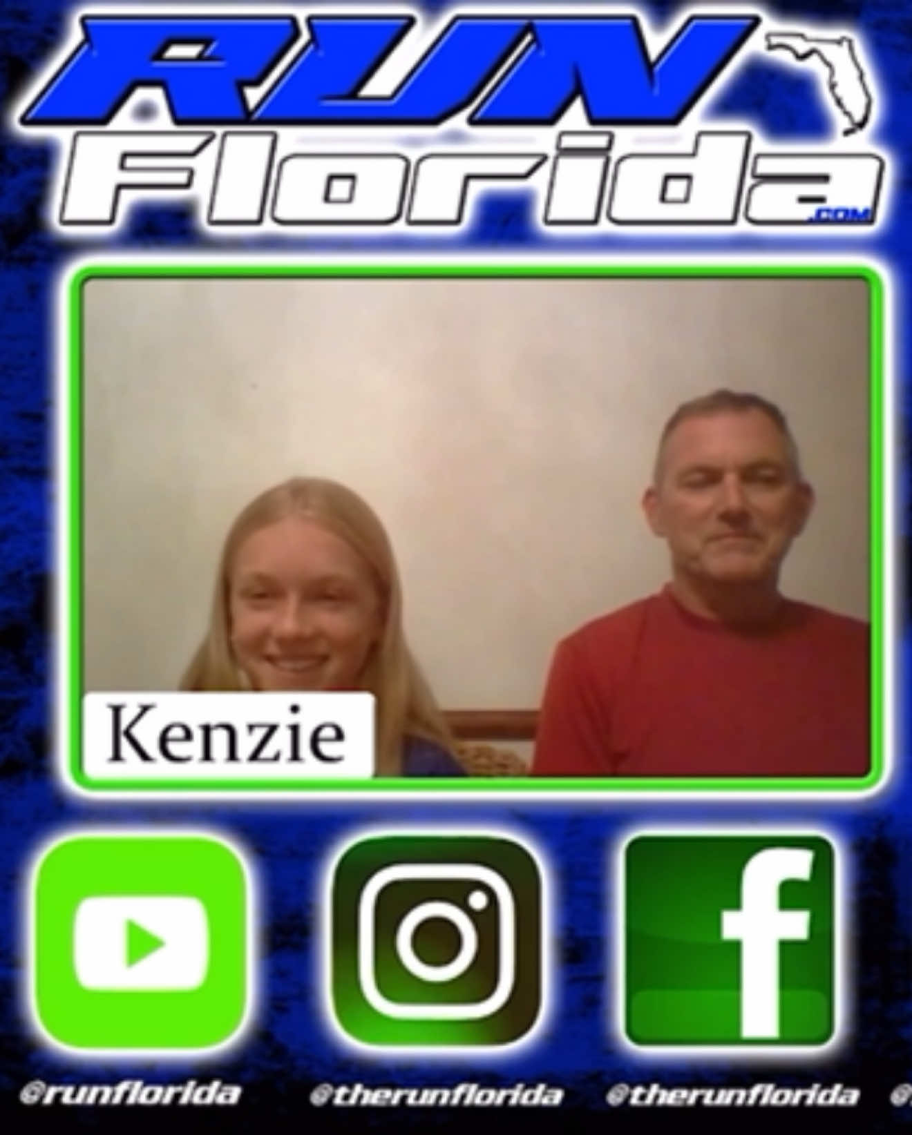 Checkout out our interview with Kenize McCollum. Full interview on our YouTube channel Run Florida will drop tomorrow October 22nd at 8am. #runflorida #crosscountry #Running #youtube #youtubeshorts 