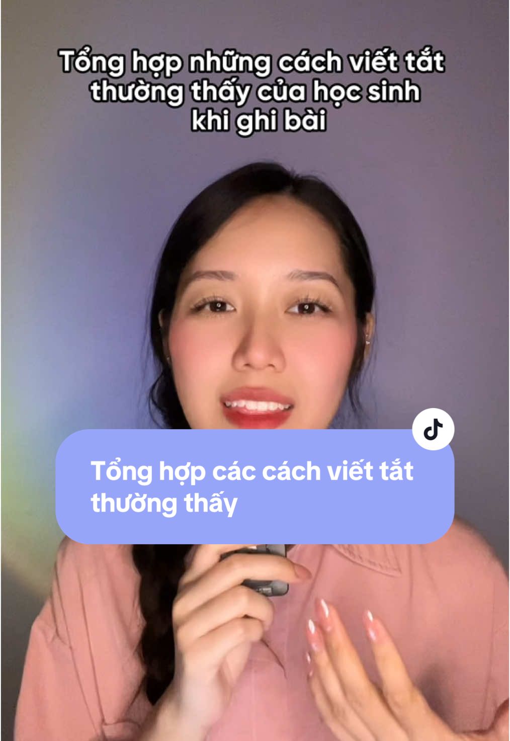 Tổng hợp các cách viết tắt thường thầy của học sinh #phammaihuong 
