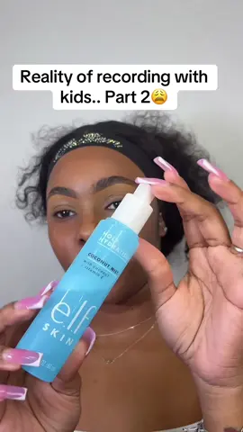 What it’s really like recording content when u have kids😩🥴 #beautycontentcreator #girlmoms #smallcreatorsontiktok #relatabletiktoks #girlmomlife 