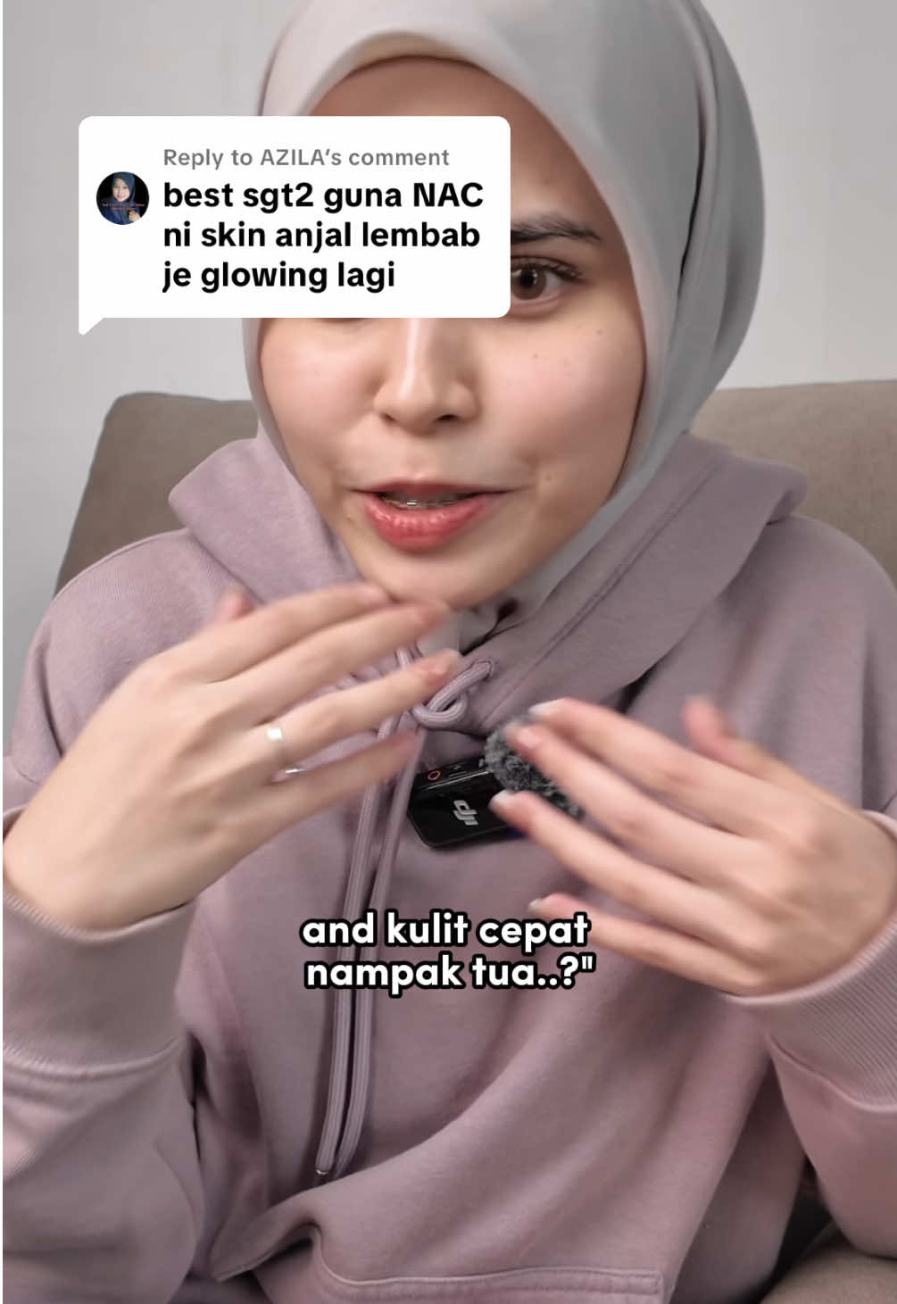 Replying to @AZILA betul! Krim NAC ni best sangat kan lepas guna Kulit makin cerah, anjal dan garis halus pun makin hilang. Bestttt sangat lepas guna 😍 #nadeenbeauty #nadeenagelesscream #agelessfoamcleanser #fypppppp 