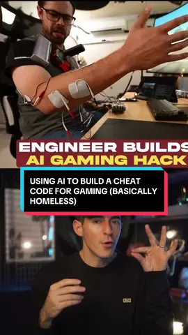 This guy used AI to build a cheat code for video games #ai #artificialintelligence #Tech #gaming #techtok 