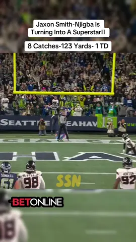 Jaxon Smith-Njigba Is Turning Into A Superstar!! Dominates The Texans On Monday Night Football!! @BetOnline  #jaxonsmithnjigba #seattleseahawks #nfl #mondaynightfootball #fyp