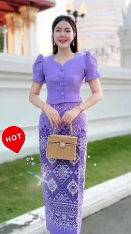 ชุดผ้าไทยผ้าฝ้ายพิมพ์ลายอัดกาว ผ้าฝ้าย อัดกาว#ใส่ออกงาน #ชุดสวยๆร้านนี้เลย👗 #ชุดออกงานสวยๆ #เทรนวันนี้ #ของมันต้องแชร์ 