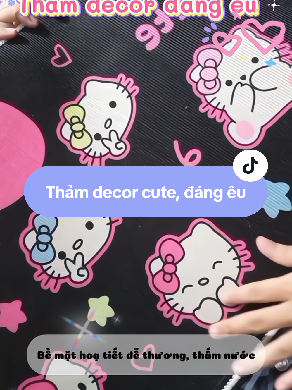 Thảm lau chân decor phòng xinh 💓 #thamlauchan #decorphongngu #trangtrixinh #nhacua #trending 