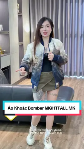 Áo Khoác Bomber NIGHTFALL MK C#quanaonam #xuhuong #xuhuongtiktok #thoitrang #thoitrangnam 