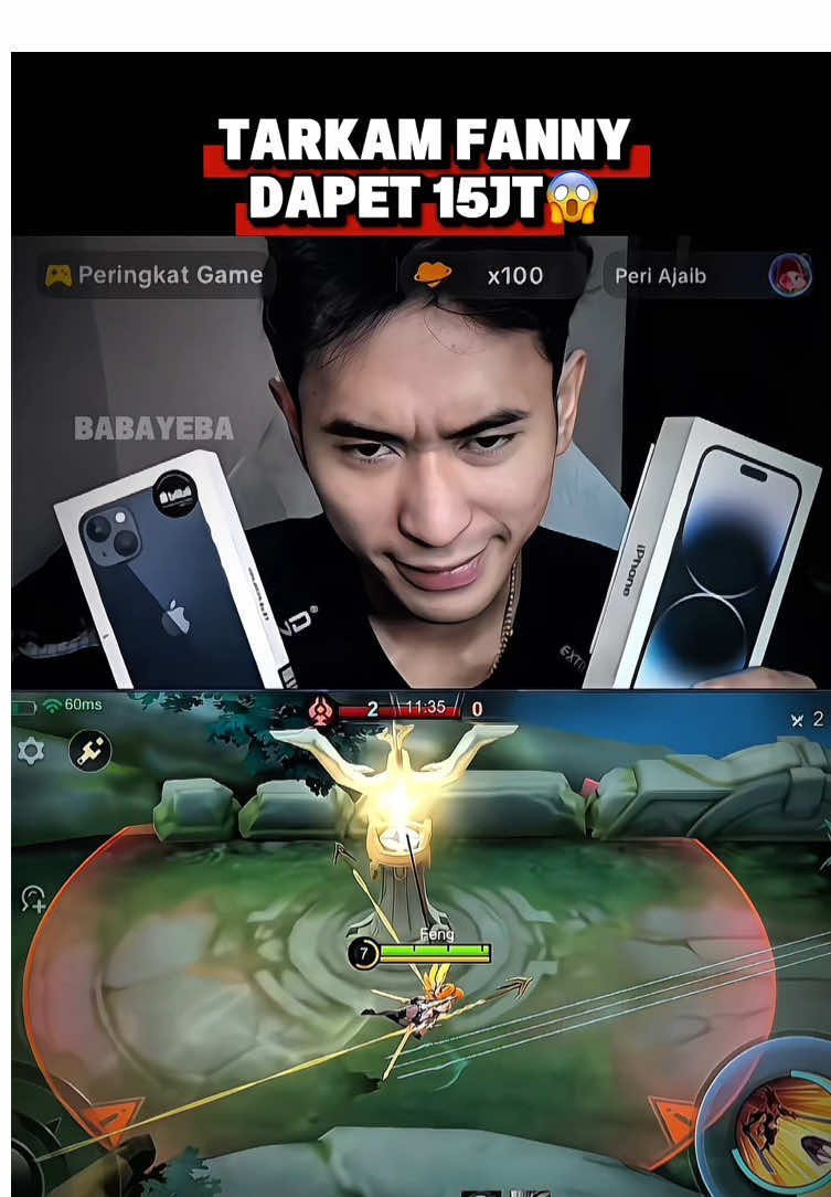 Noh yang jago fanny ikutan 😭#fanny #tarkamfanny #masterzikry #MLBB9TH #MLBB 